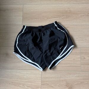 Nike Black Running Shorts with White Trim